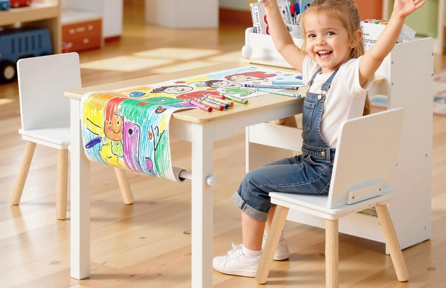 Kids Art Table & Chair Set Only $69.92 Shipped on Amazon (Reg. $110)