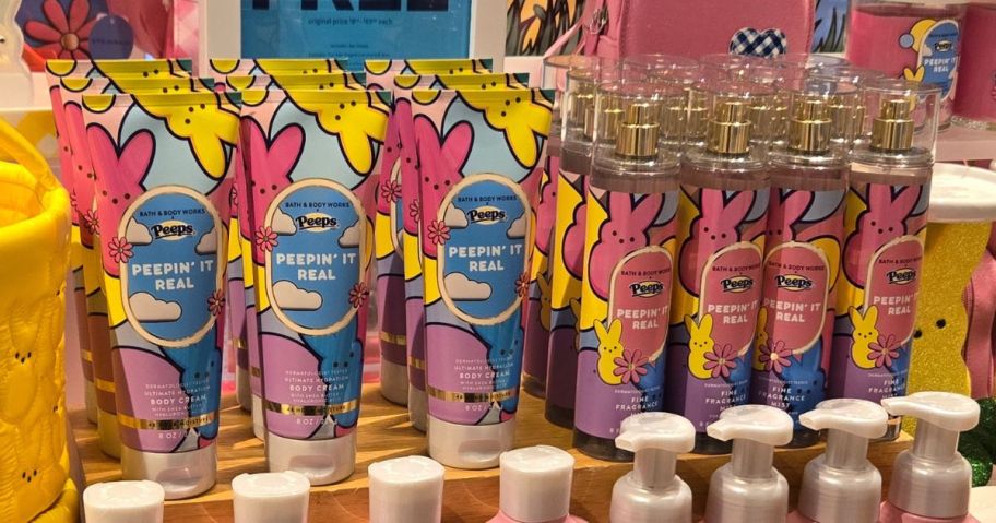 bath and body works peepin' it real products in store
