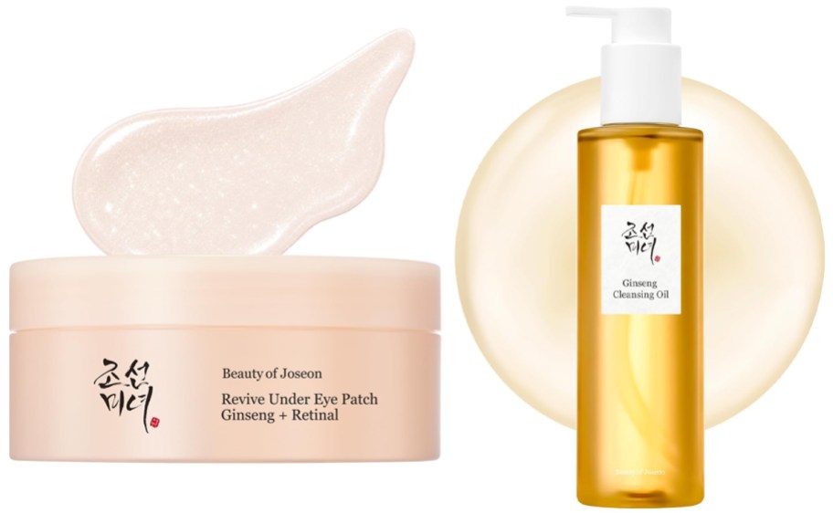 beauty of joseon patchs and cleanser