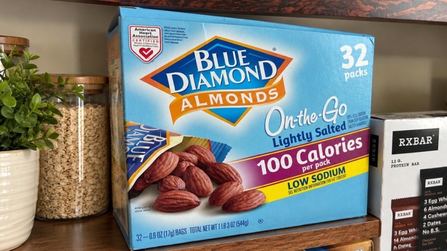 Blue Diamond Almonds 32-Count Snack Packs Just $12 Shipped on Amazon (Reg. $23)