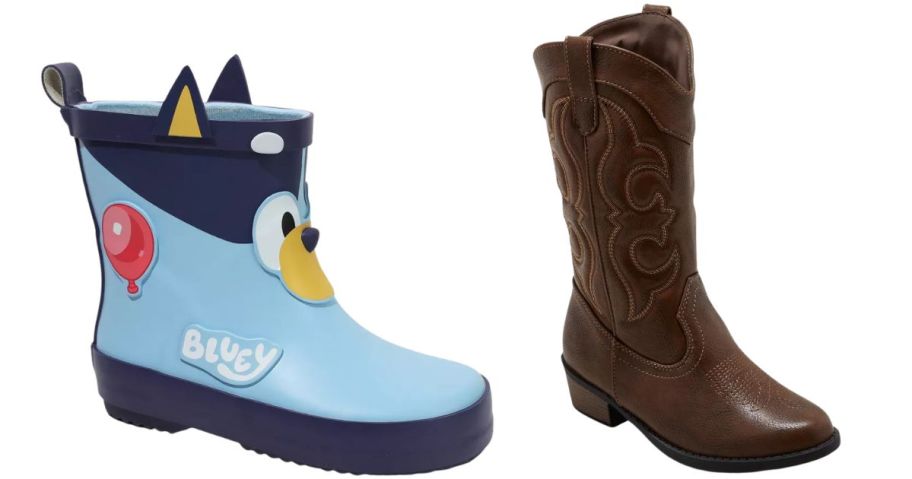 bluey and cat & jack boots