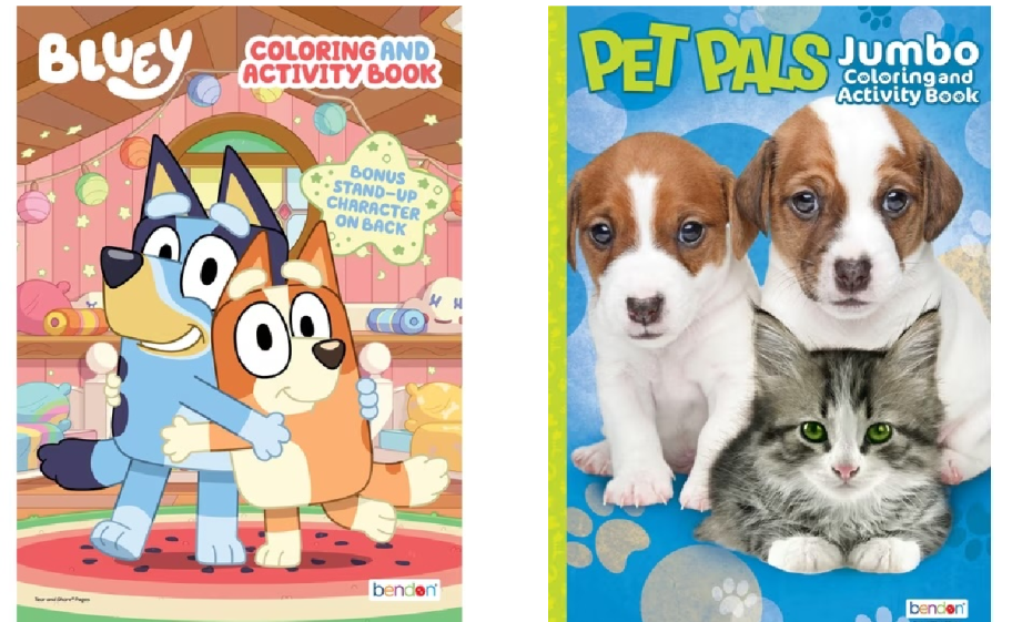 2 coloring books