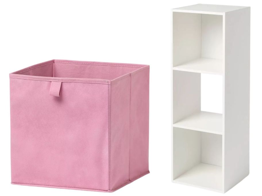 Brightroom 11" Fabric Bin and shelf