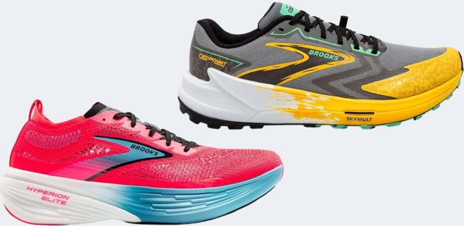 2 brooks running shoes