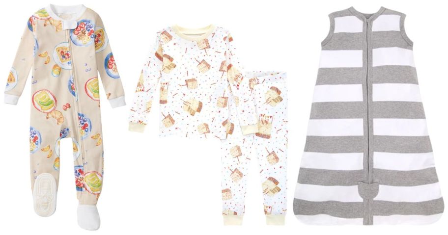 burt's bees baby pajamas and wearable blanket