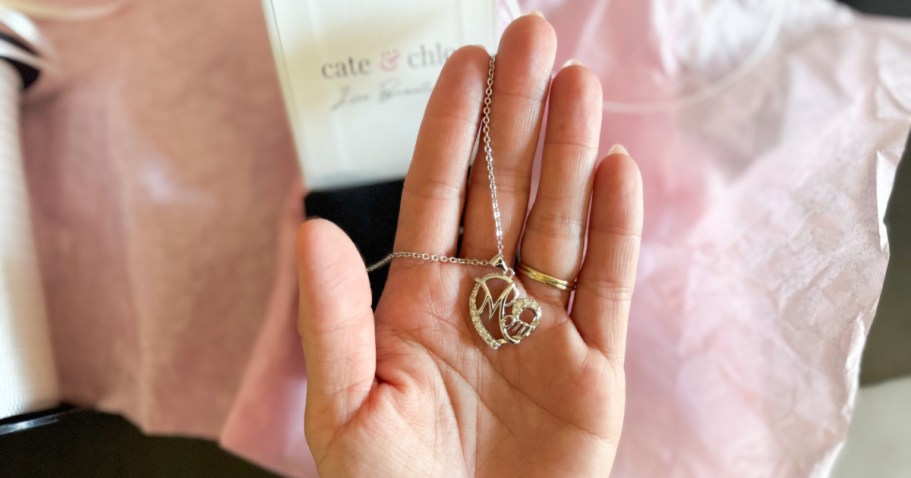 Cate & Chloe 18k Gold Plated Mom Necklace Only $29.99 Shipped (Reg. $140)