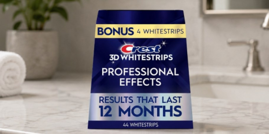 Crest 3D Whitestrips 44-Count Just $33 Shipped on Amazon (Reg. $46)