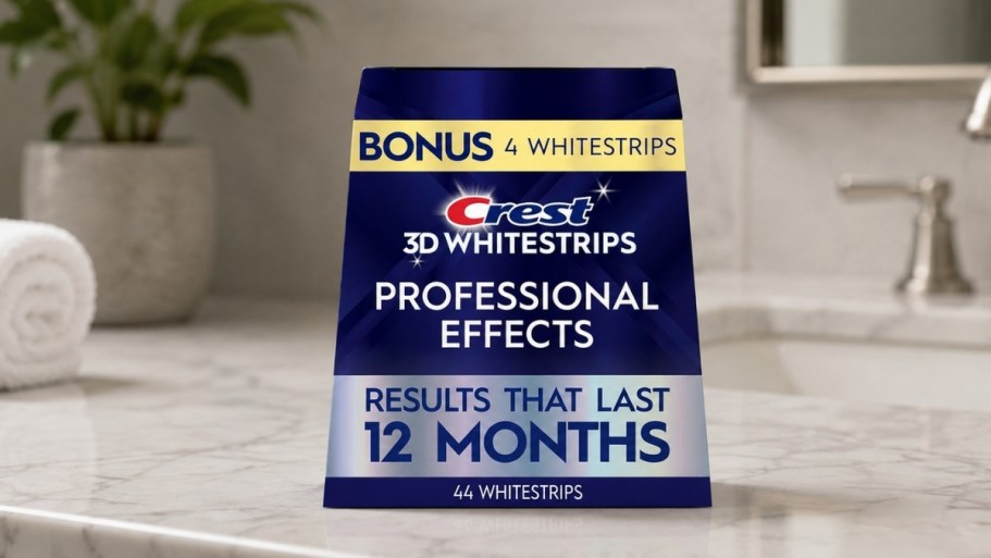 Crest 3D Whitestrips 44-Count Just $33 Shipped on Amazon (Reg. $46)
