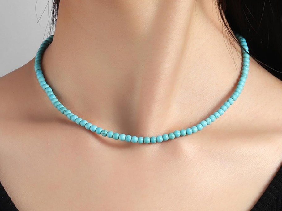 crystal beaded necklace