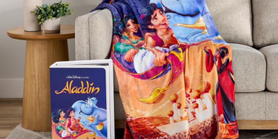 Disney Movie Throw Blankets w/ VHS Gift Box Just $19.98 on SamsClub.com (Fun Gift Idea!)