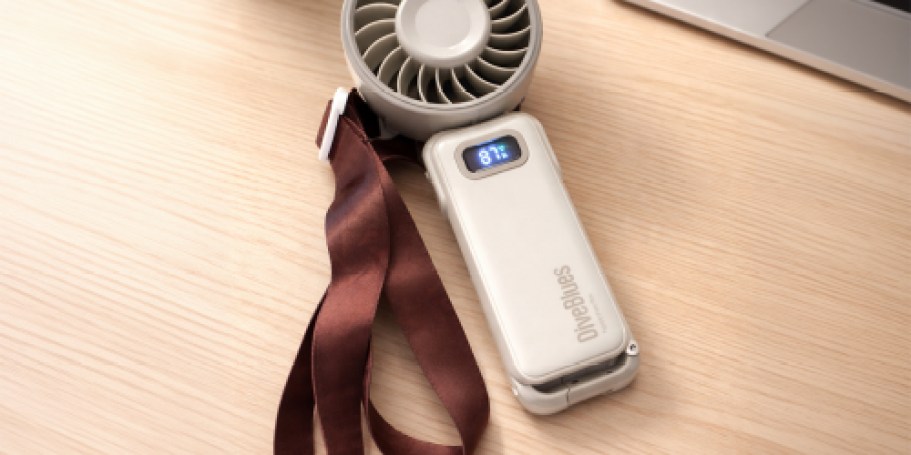 Portable Rechargeable Fans from $10.79 on Amazon