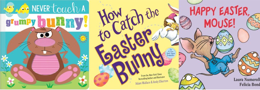 three kids easter books 