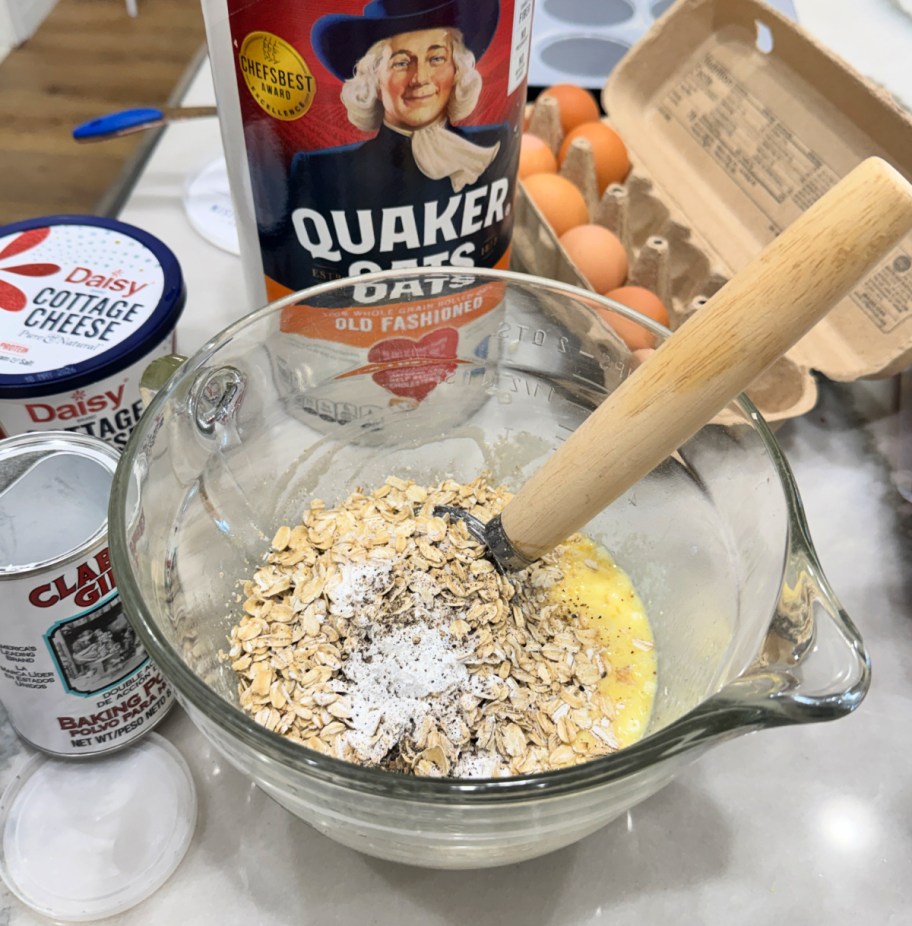 easy cottage cheese muffins with oatmeal