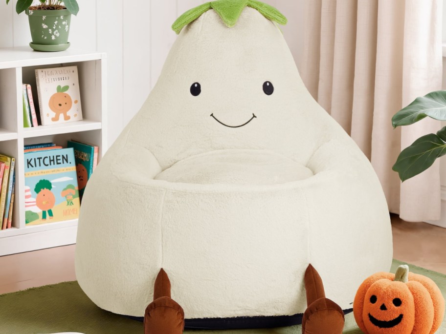 eggplant beanbag chair