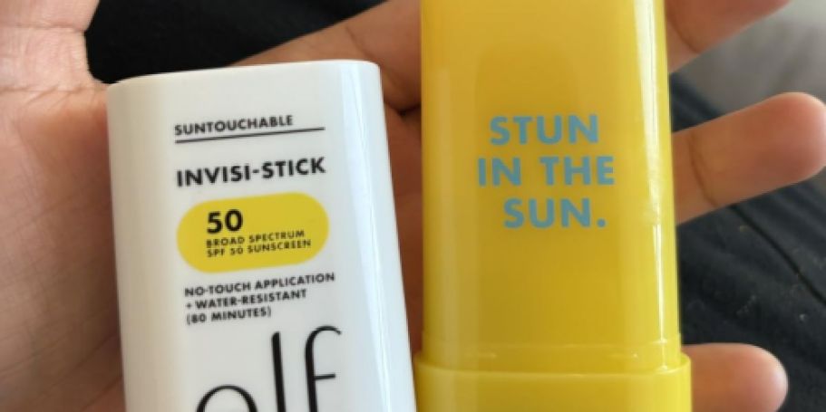 e.l.f. SPF 50 Clear Sunscreen Stick Just $6.75 Shipped on Amazon (Reg. $15)