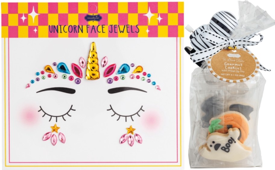 face jewels set, and cookies with toy set 