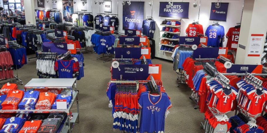 *HOT* Fanatics Clearance: NFL, NBA, MLB & More Gear from $3.99!
