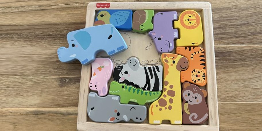 fisher price colorful animal puzzle 