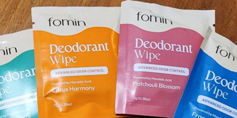 Acidified Travel Deodorant Wipes 30-Count Just $4.48 Shipped on Amazon (Reg. $19.49)