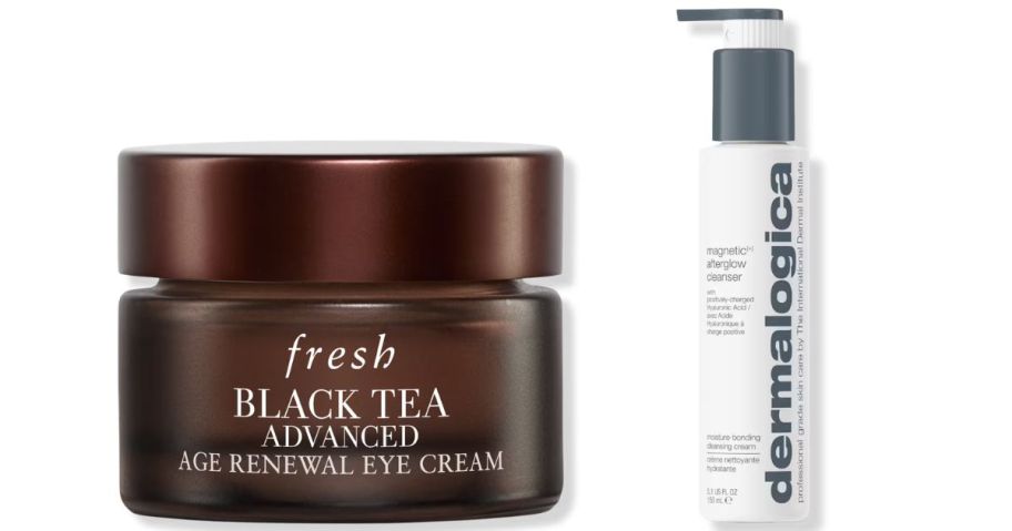 fresh and dermalogica skincare products