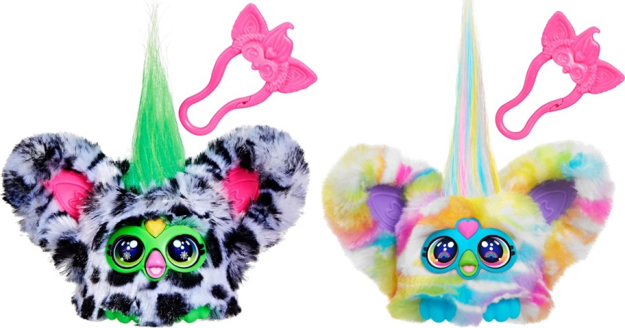 two Furby Furlet toys