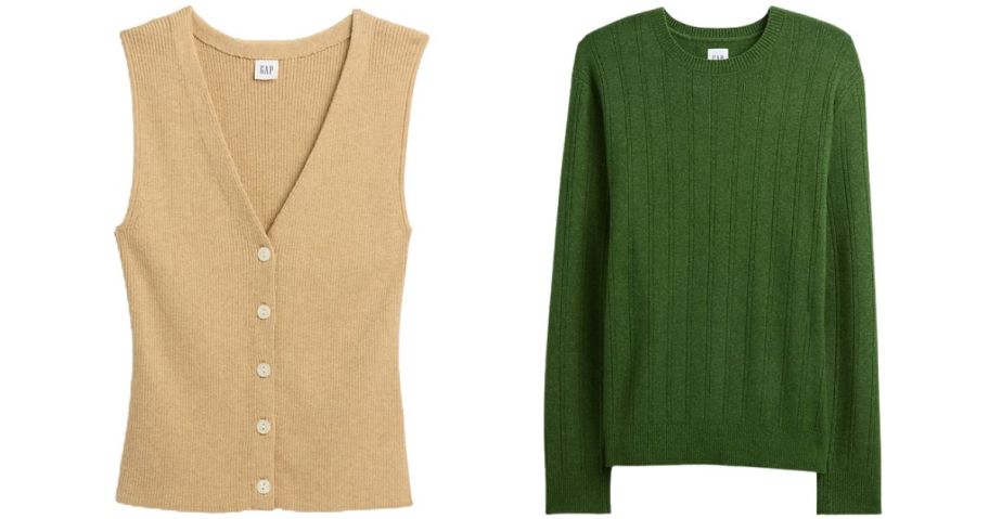 gap womens and mens sweaters