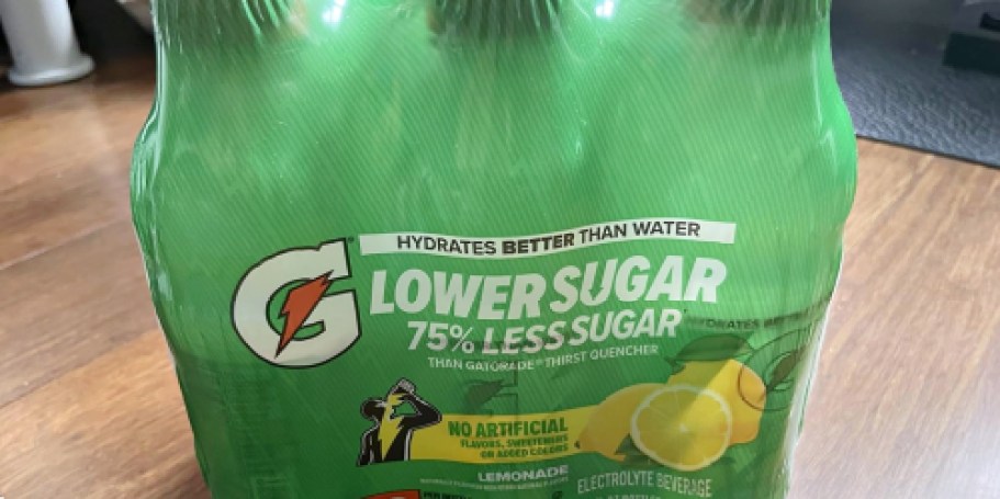 Gatorade Lower Sugar Lemonade 12-Pack Just $6 Shipped on Amazon