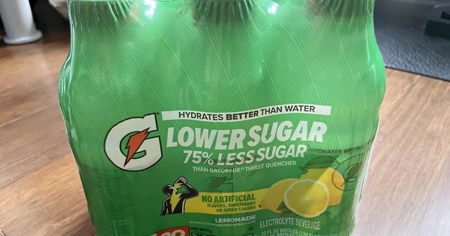 Gatorade Lower Sugar Lemonade 12-Pack Just $6 Shipped on Amazon