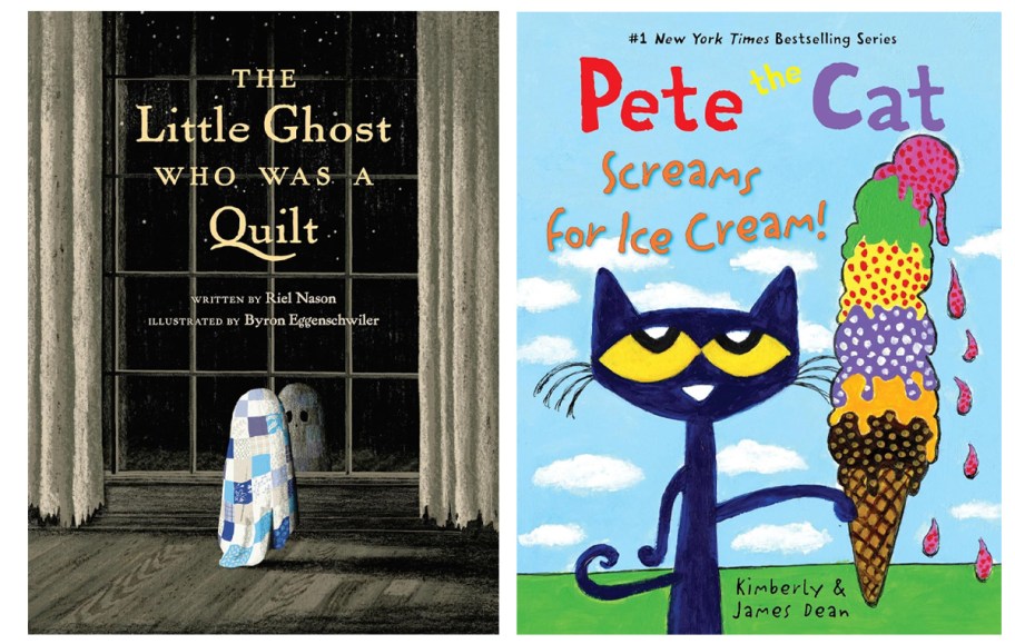 the ghost quilt and pete the cat book 