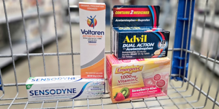 Score $10 Virtual Rewards Card* w/ $25 Haleon Products Purchase (Advil, Excedrin, Voltaren & More)
