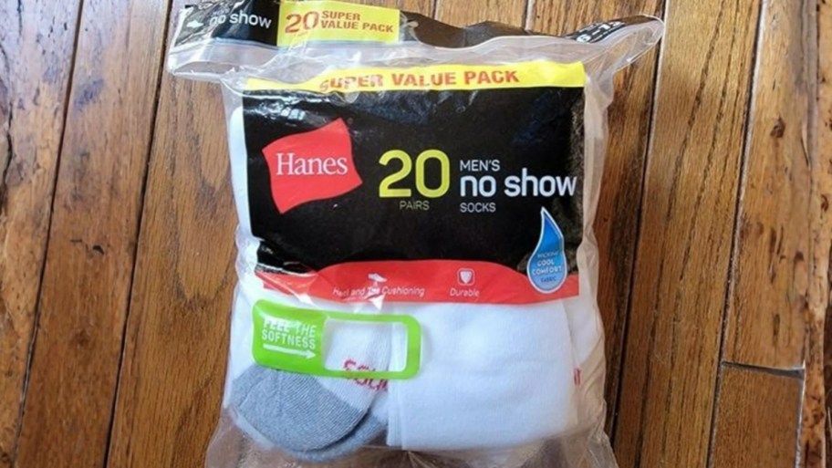 hanes 20 pack socks