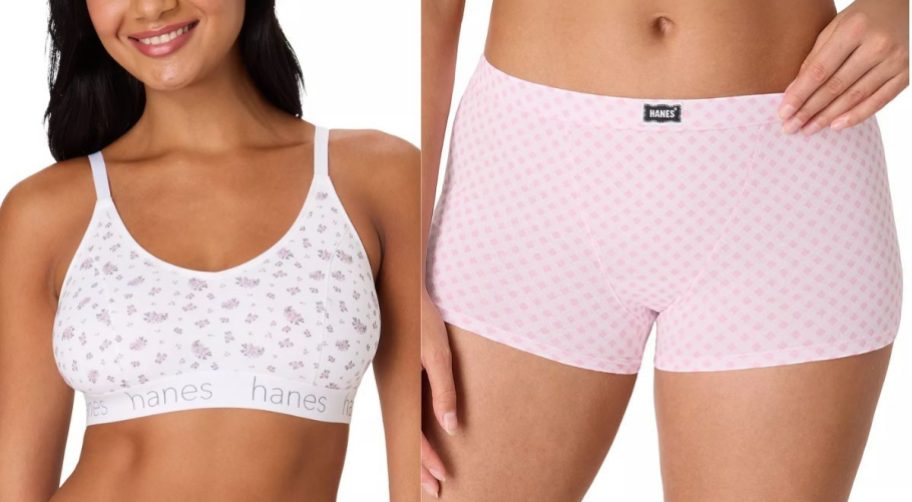 Hanes womens bras and underwear