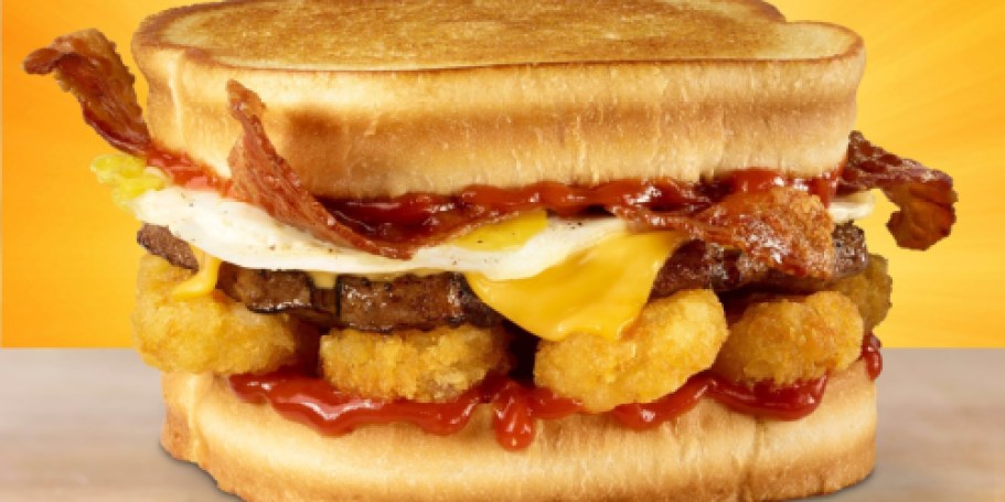 Score a FREE Hardee’s Frisco Breakfast Burger Combo w/ This Hack