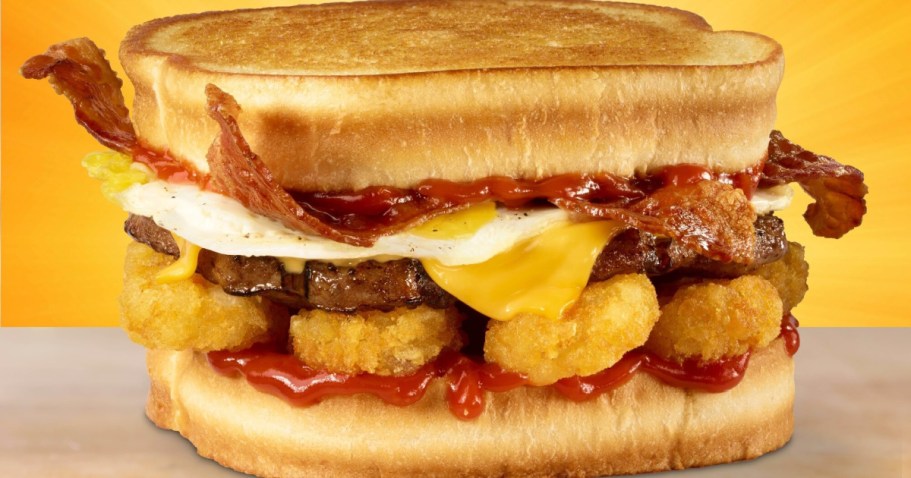 Score a FREE Hardee’s Frisco Breakfast Burger Combo w/ This Hack