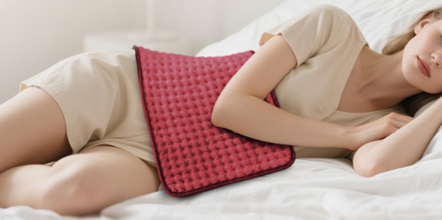 Large Heating Pad Only $11.99 on Amazon (Reg. $36)