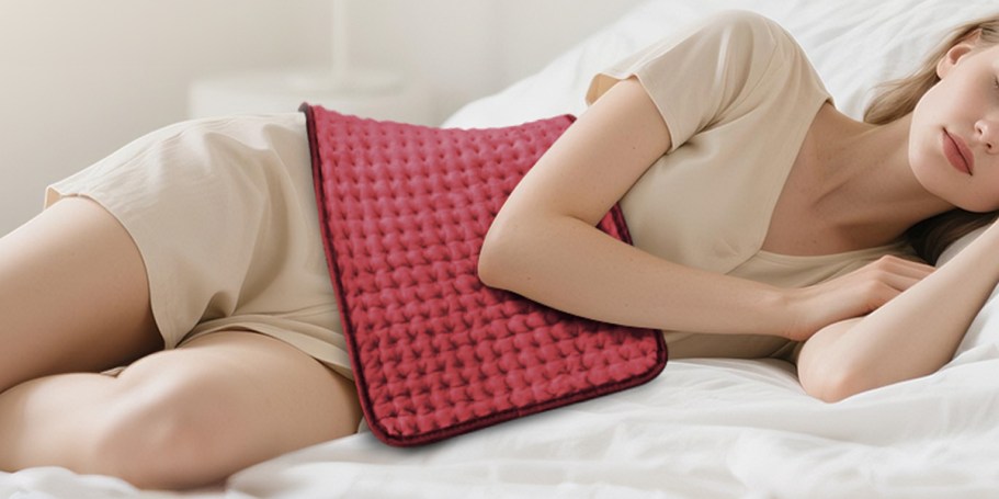 Large Heating Pad Only $11.99 on Amazon (Reg. $36)