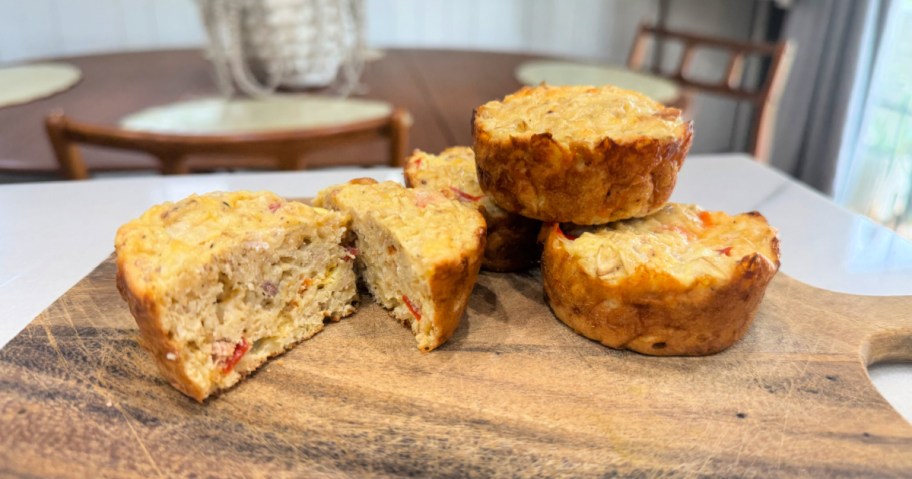 high protein cottage cheese muffins