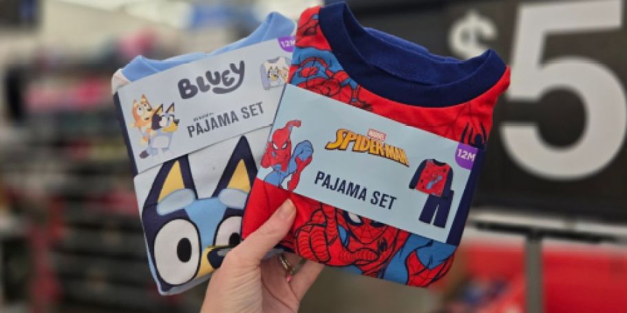 Kids Character Pajamas Only $5 on Walmart.com + More