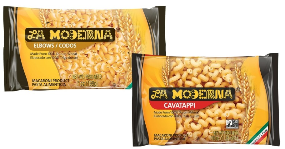 2 bags of La Moderna pasta