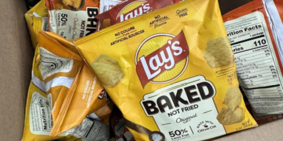 Frito-Lay Baked & Popped 40-Count Variety Pack Only $13 Shipped on Amazon
