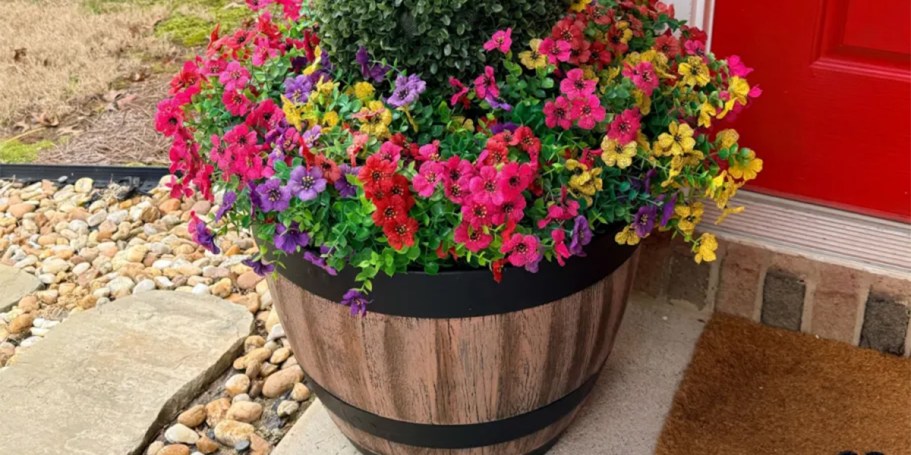 Last Chance to Score 50% Off Artificial Flowers on Amazon (UV-Resistant for Outdoors)