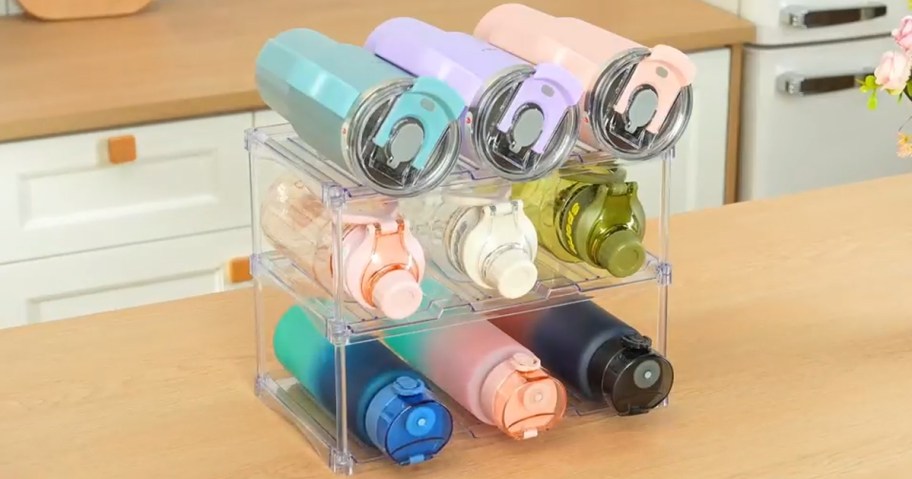 water bottle organizer