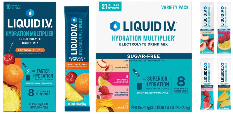 liquid iv 8 and 20 count boxes 
