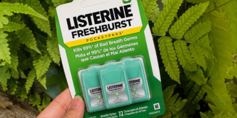 Listerine Pocketpaks 3-Count Only $3.63 Shipped on Amazon