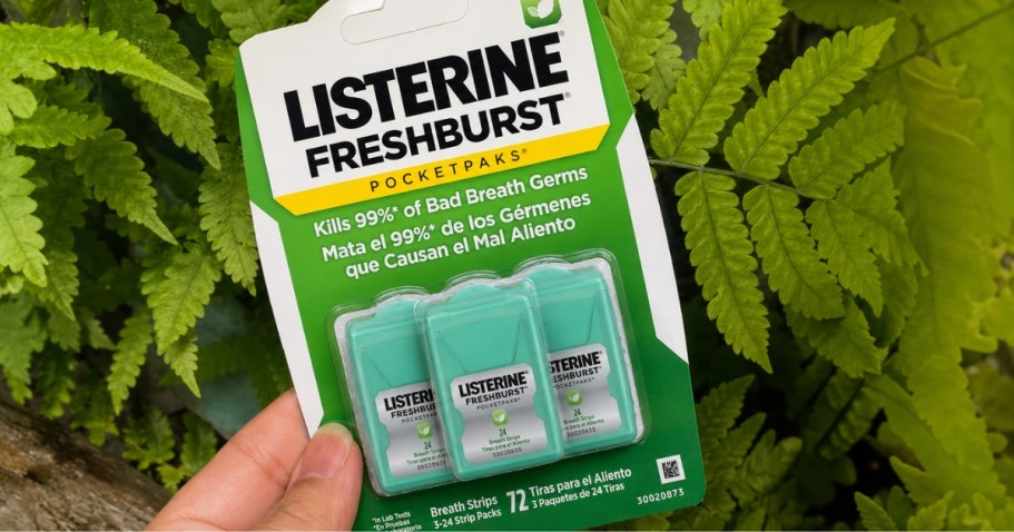 Listerine Pocketpaks 3-Count Only $3.63 Shipped on Amazon