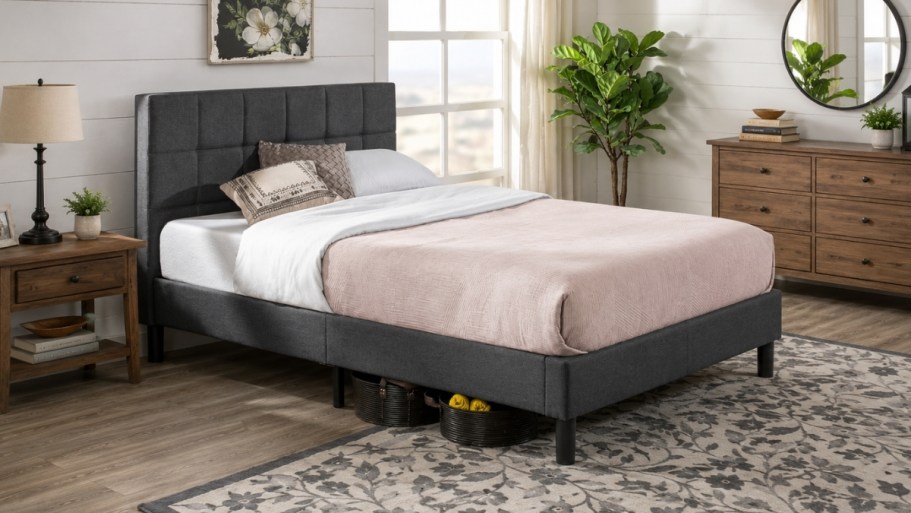 Up to 60% Off Zinus Bed Frames on Walmart.com | King Platform Frame Just $118 Shipped