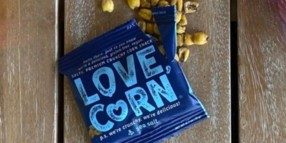 Love Corn Snack Bag 20-Packs Just $11.99 Shipped on Amazon (60¢ Per Bag)