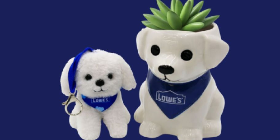 FREE Puppy Planter & Keychain for myLowe’s Rewards Members on 4/4