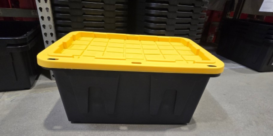 Grab Our Favorite Lowe’s 27-Gallon Storage Totes for Just $7.98