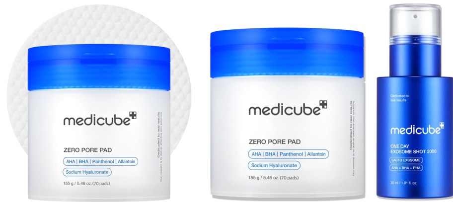 medicube toner pads and serum